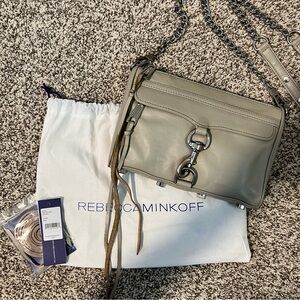 Rebecca Minkoff Mini M.A.C Leather
Crossbody Bag - Khaki